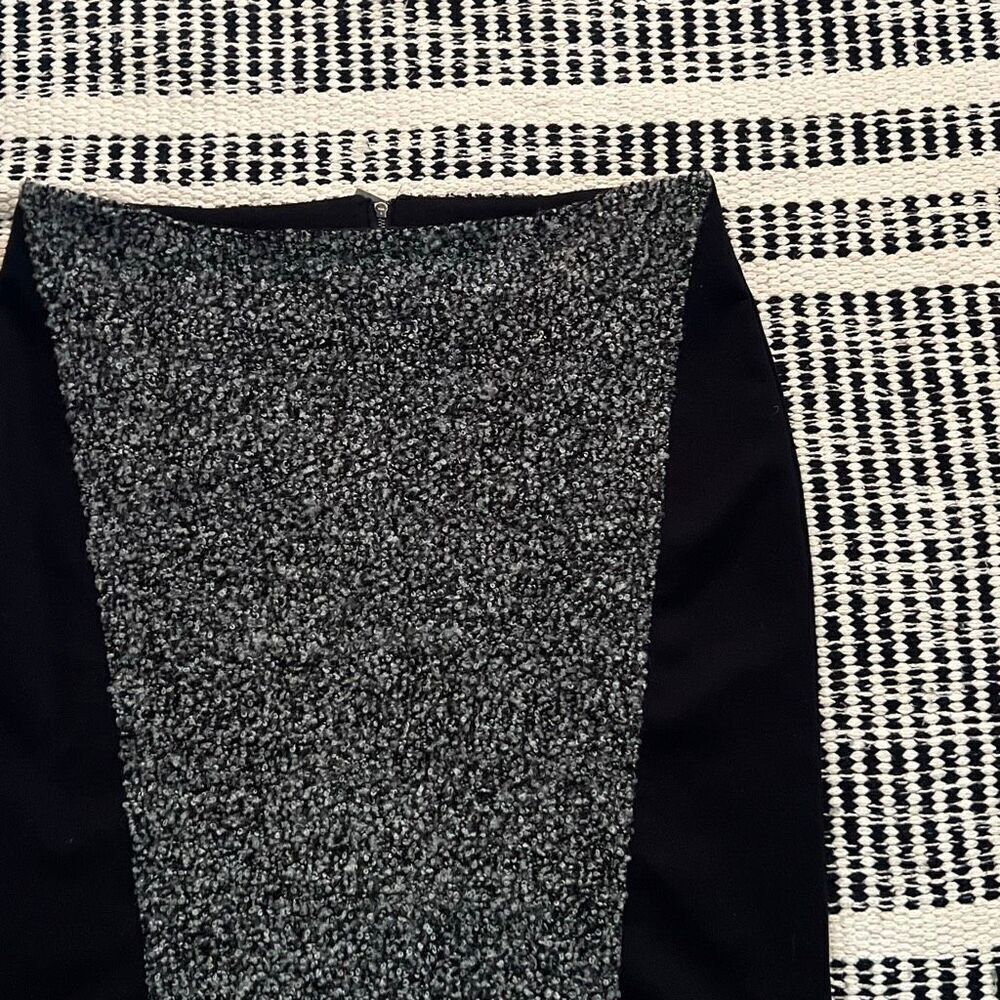 Alfani Size 10 Black and gray pencil skirt - Picture 4 of 7